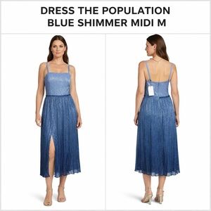 dress the population poshmark Dress The Population Layana Gown - Wisteria Multi